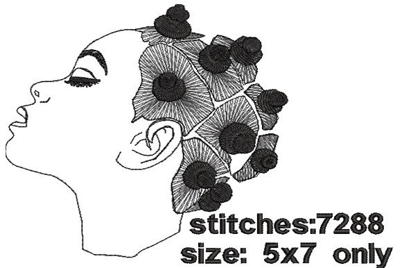 African Bantu Knot Girl