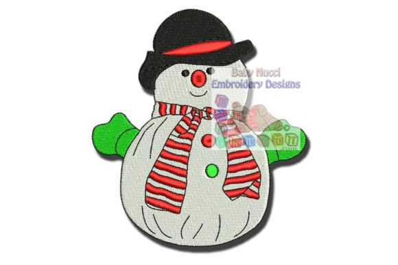BN Snowman: A Cozy, Festive Embroidery Staple