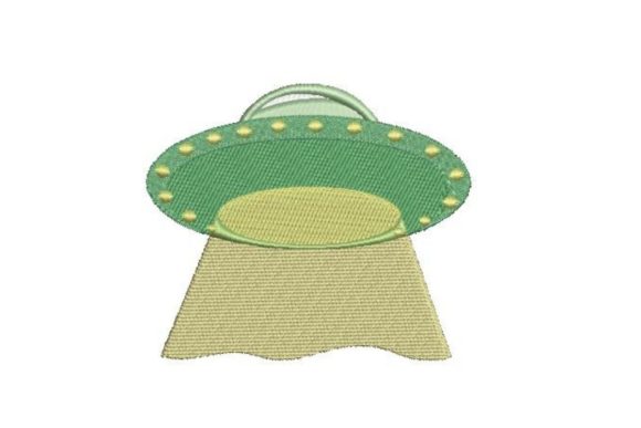 Green Spaceship: A Playful, Trustworthy Embroidery Design for Meaningful Gifts