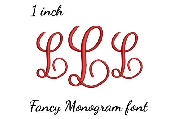 L Monogram Font Fancy Review