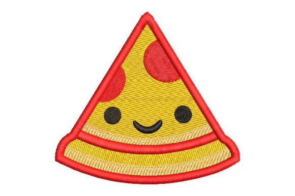 Pizza Food Slice: A Playful, Gift-Ready Embroidery Design
