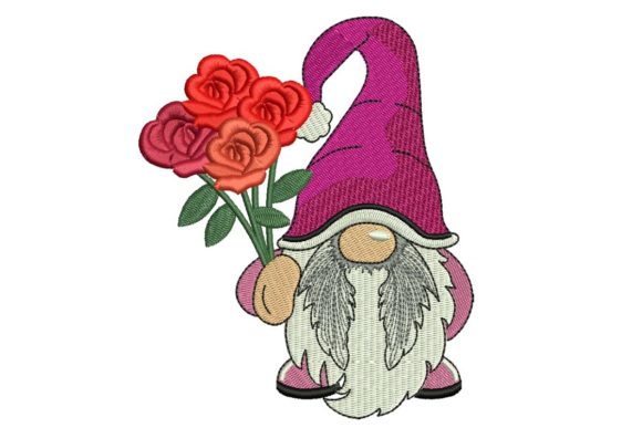 Roses Gnome Embroidery Design Review