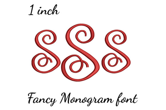 S Monogram Font Fancy