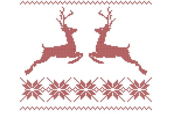 Scandinavian Christmas Reindeer