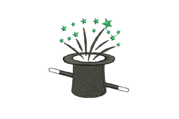 Star Magic Hat: A Circus Embroidery Design That Delivers Charm—Not Clutter